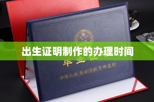 竹山出生证明制作的办理时间
